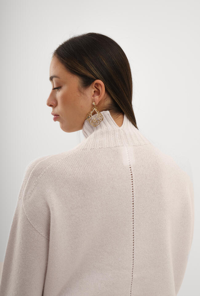 Ciclista in cashmere con retro lavorato LUXURY - Ferrante | img vers.1300x/