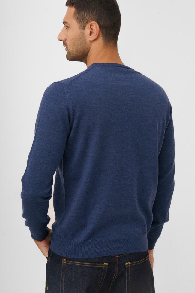 Girocollo in pura lana pettinata ESSENTIAL - Ferrante | img vers.1300x/