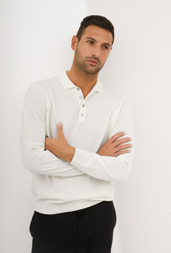 Polo in pura lana pettinata ESSENTIAL - Ferrante | img vers.1300x/