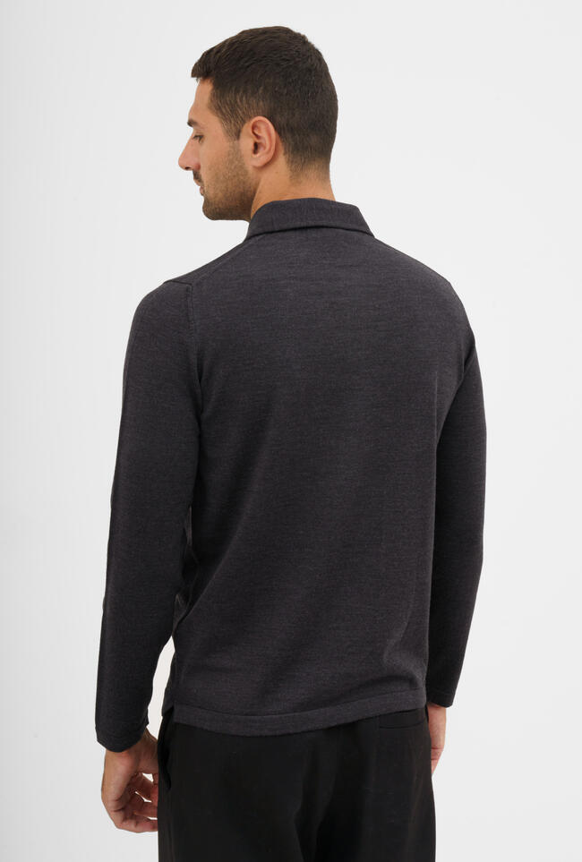 Polo in maglia con collo a camicia ESSENTIAL - Ferrante | img vers.1300x/