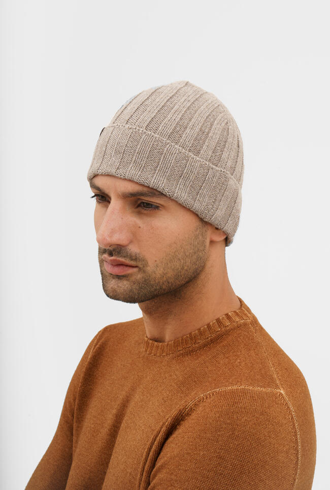 Cappello a coste in misto lana e cashmere MAIN - Ferrante | img vers.1300x/