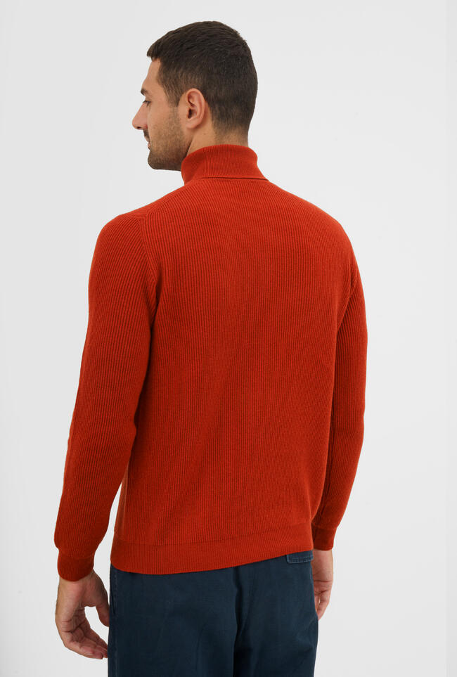 Ciclista maglia inglese in lana e cashmere ROYAL RED - Ferrante | img vers.1300x/