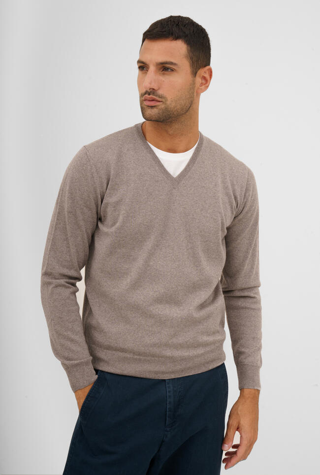 Pullover in pura lana pettinata ESSENTIAL - Ferrante | img vers.1300x/