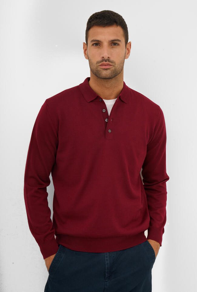 Polo in pura lana pettinata ESSENTIAL - Ferrante | img vers.1300x/