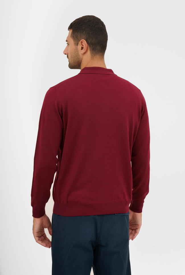 Polo in pura lana pettinata ESSENTIAL - Ferrante | img vers.1300x/