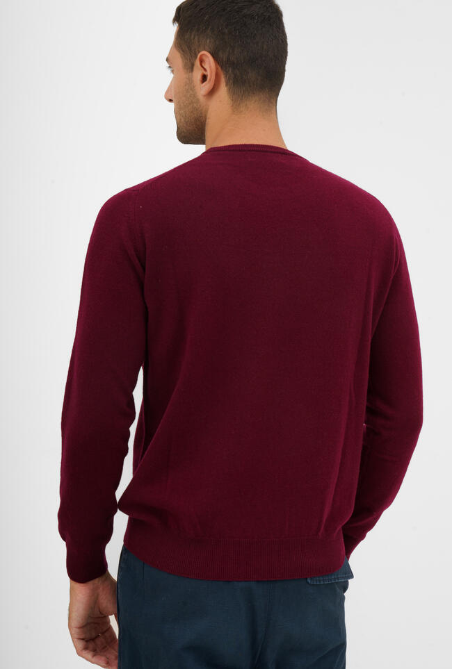Maglia in puro cashmere ROYAL RED - Ferrante | img vers.1300x/