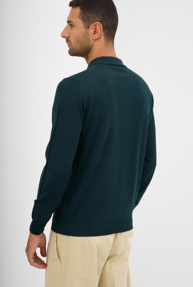 Polo in pura lana pettinata ESSENTIAL - Ferrante | img vers.1300x/