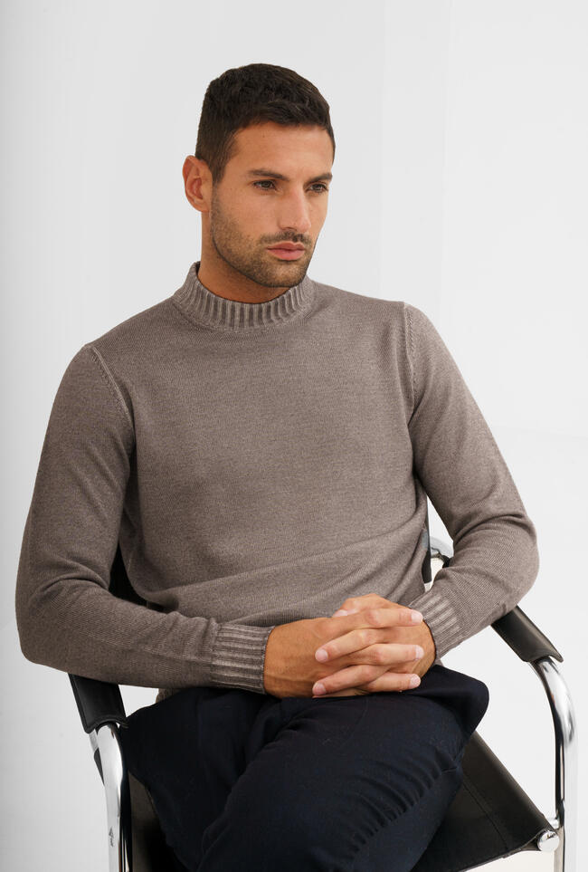 Lupetto tinto in capo a due fili ESSENTIAL - Ferrante | img vers.1300x/