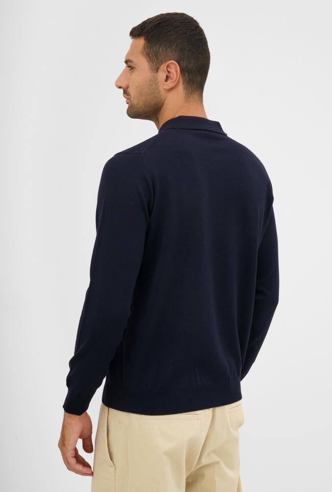Polo in pura lana pettinata ESSENTIAL - Ferrante | img vers.1300x/