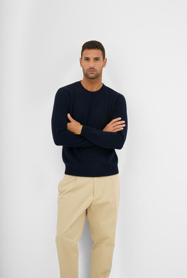 Maglia in puro cashmere ROYAL RED - Ferrante | img vers.1300x/