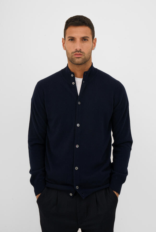 Giacca bottoni in puro cashmere ROYAL RED - Ferrante | img vers.1300x/