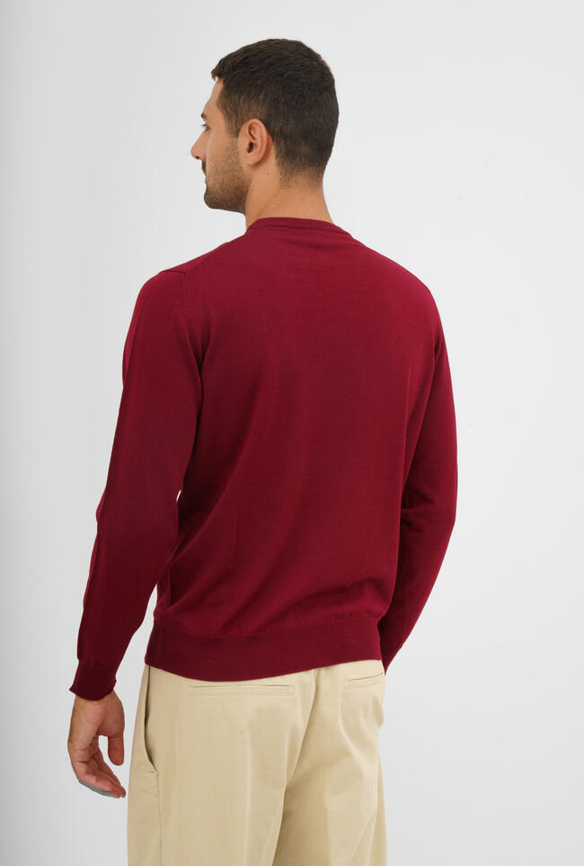 Girocollo in pura lana pettinata ESSENTIAL - Ferrante | img vers.1300x/