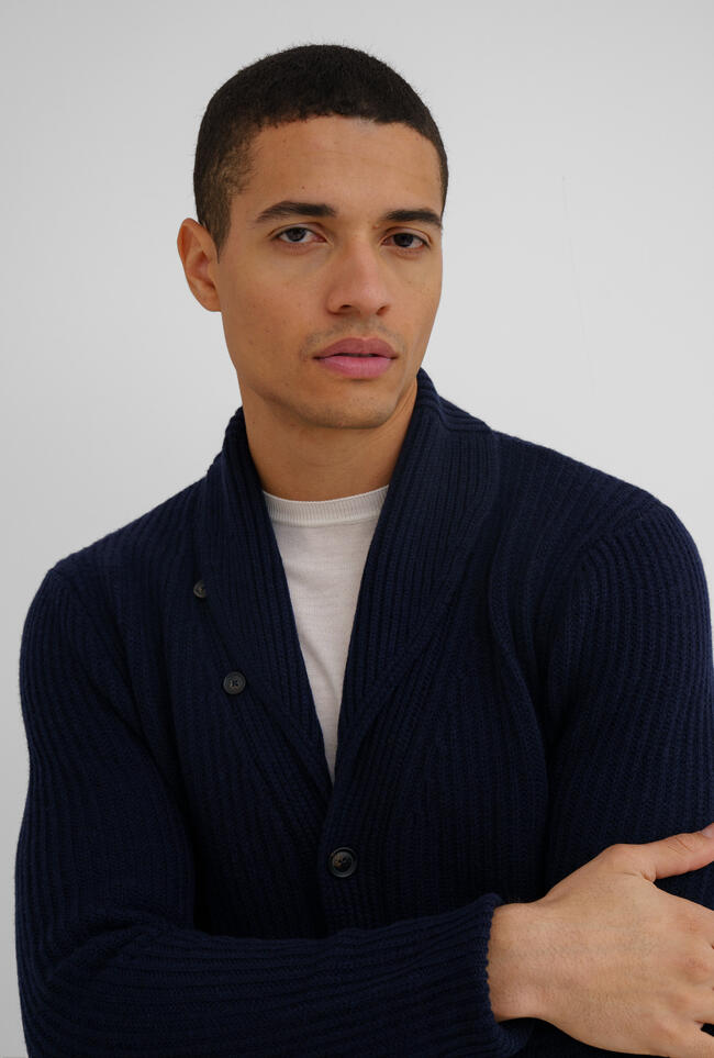 Cardigan maglia inglese ROYAL RED - Ferrante | img vers.1300x/