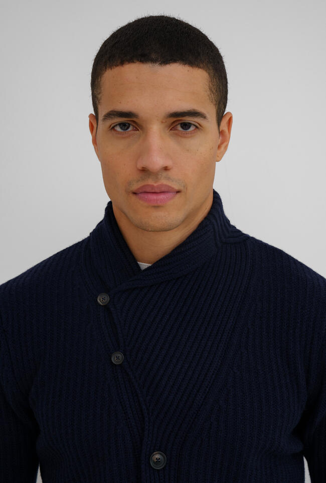 Cardigan maglia inglese ROYAL RED - Ferrante | img vers.1300x/