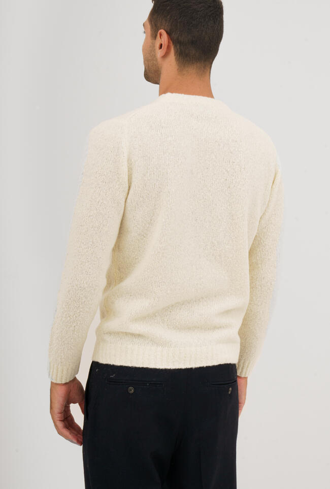 Girocollo in cashmere malfilè ROYAL RED - Ferrante | img vers.1300x/