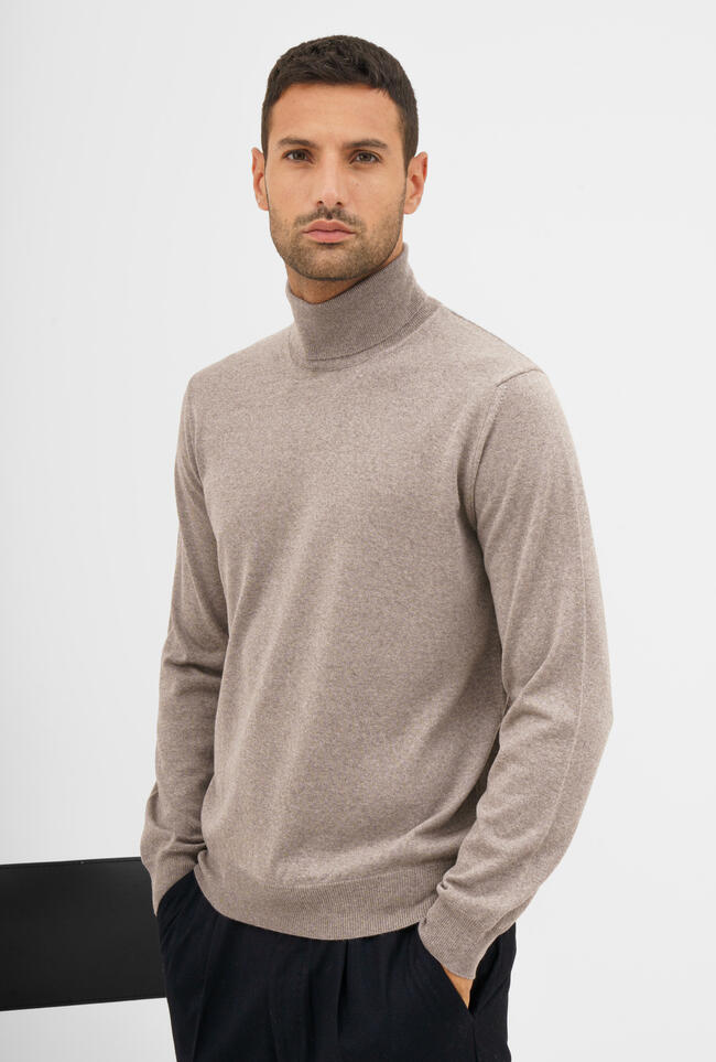 Dolcevita in pura lana pettinata ESSENTIAL - Ferrante | img vers.1300x/